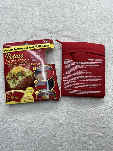 New Potato Express Microwave Potato Cooker Bag As Seen On TV Food Gadget Cooking - Picture 6 of 7