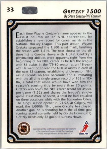 Wayne Gretzky 1981-1993 Edmonton Oilers LA Kings NY Rangers Blues 80 disponibili - Foto 59 di 97