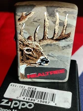 Zippo lighter DEER 451.101 REALTREE L XVI 2000 Camo buck New in orig labeled box