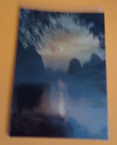 Postcard Lijiang River In The Sunset China Free USA Shipping - Picture 3 of 4
