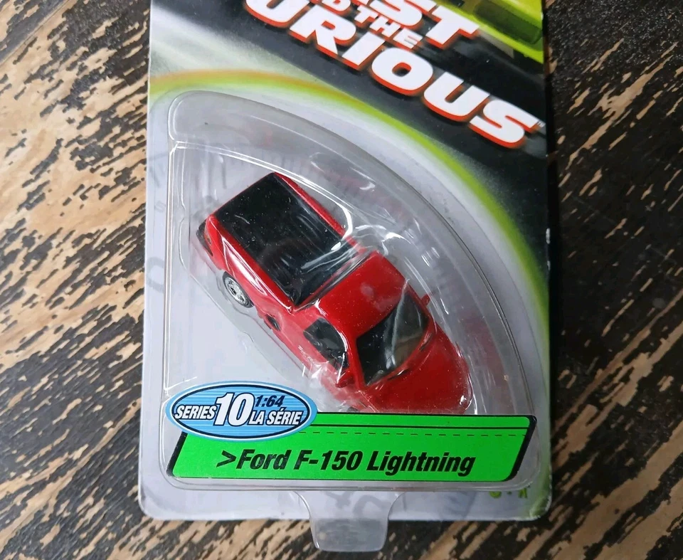 Racing Champions The Fast & Furious Ford F-150 lightning Red 1/64 Series 10 Rare - Image 2 of 4