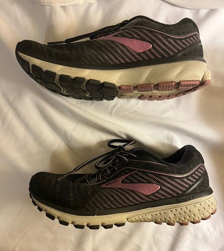 BROOKS Ghost 12 Purple Black Athletic Running Sneakers Shoes Womens US 8.5 - Picture 3 of 8