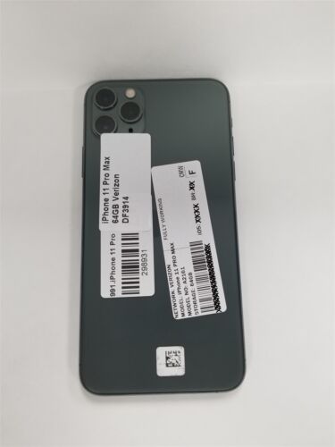 Apple iPhone 11 Pro Max 64GB Green A2161 (Verizon) Fully Functional DF3914 - Picture 9 of 10