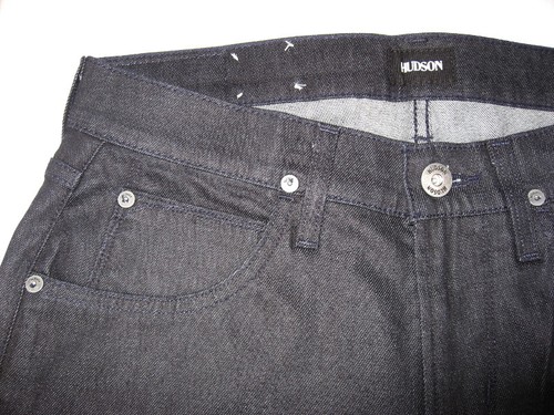 NWT HUDSON Mens Byron 5-Pocket Straight Zip Fly Jeans Size 30 Bounty Dark Indigo - Picture 8 of 12