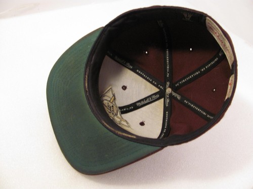 Anaheim Mighty Ducks Hat Mens Maroon Fitted 7 1/8 20th Ann Cap 2012 NHL Ness - Picture 2 of 14