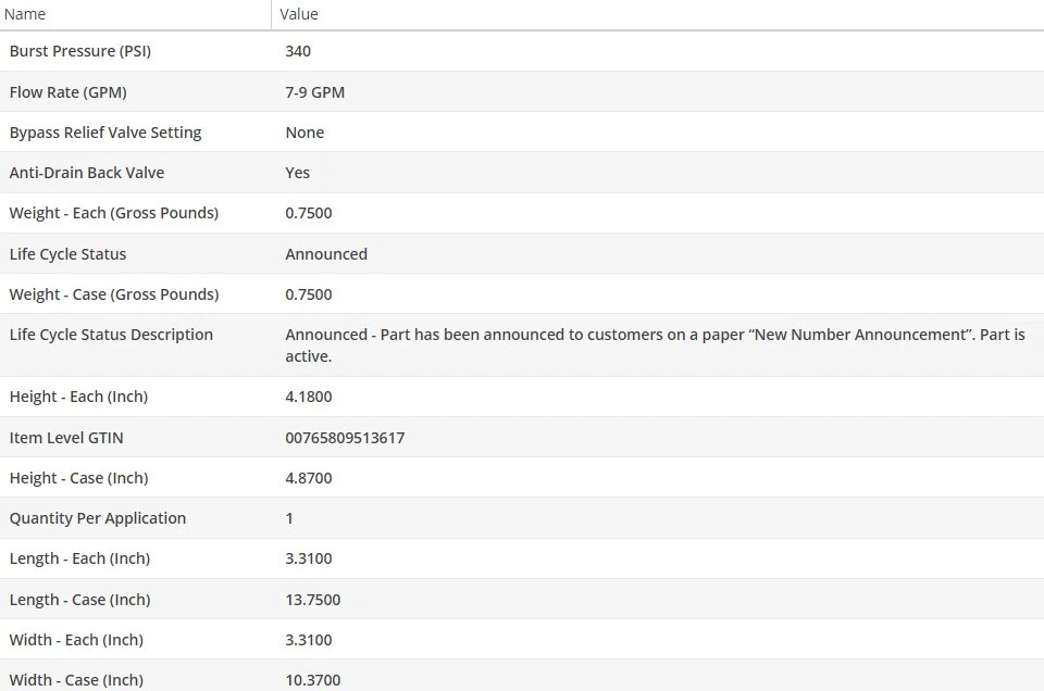 Filtro de aceite de motor OEM WIX para Nissan Sentra 1982-1983 L4-1,5 L Foto 4 de 4