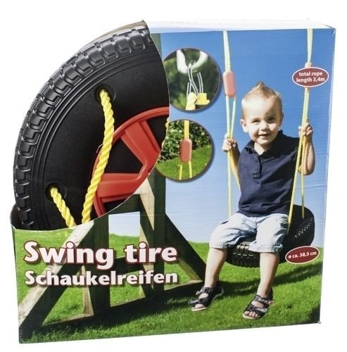 Outdoor Kinder Schaukel Schaukelreifen Baumschaukel Runde Schaukel - Bild 1 von 1