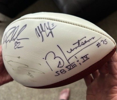 FIRMADO MINNESOTA VIKINGS FÚTBOL AMERICANO FIRMAS DIVERSAS DE RECAUDACIÓN DE FONDOS EN MANNY'S - Imagen 4 de 9