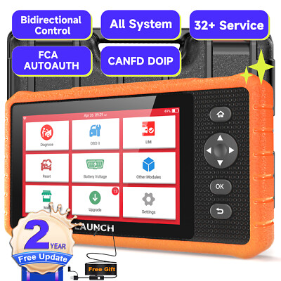 LAUNCH X431 Full System Bidirectional OBD2 Scanner Car Diagnostic Scan Tool TPMS