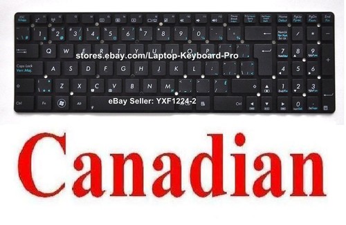 Keyboard for ASUS R500 R500A R700V - CA Canadian - Afbeelding 1 van 1