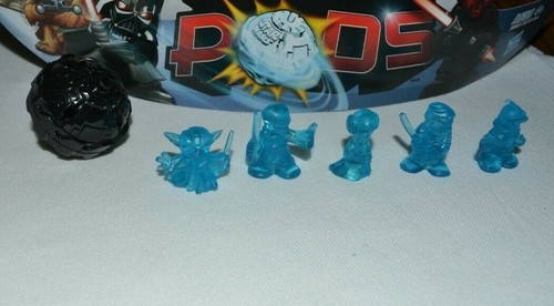 STAR WARS FIGHTER PODS SERIES 3 - MACE , OBI-WAN, YODA , CODY & LEIA HOLOGRAMS - Picture 3 of 3