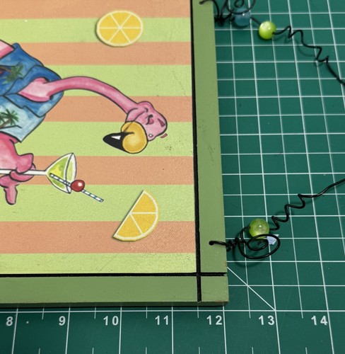 Whimsical Passion Wall Decor “I’ll Be Your Passion fruit” Wood Abt 11”x9” - Picture 3 of 8