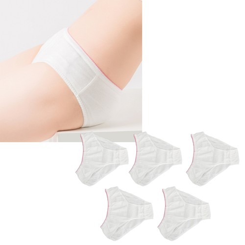 5pcs Women Disposable Underwear Hygienic Individual Package Skin Friendly Br CHW - Picture 20 of 24