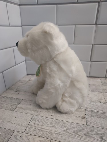 Aurora World Plush Nature Babies Polar Bear Cub Soft White Stuffed Animal 10" - Foto 5 di 11