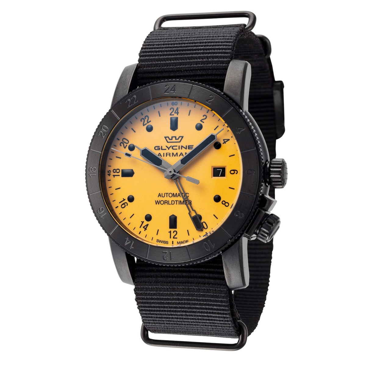 Glycine airman 42 automatic watch deals