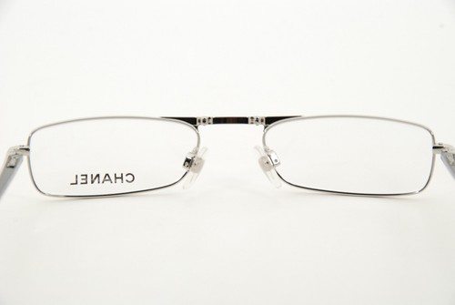 Auténticas gafas Chanel 2104 c.124 50 mm plateadas negras Italia - Imagen 3 de 12