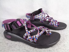 Chaco ZX/2 Toe Loop Geo Sports Sandal Womens US 7 J105514 Purple Fabric