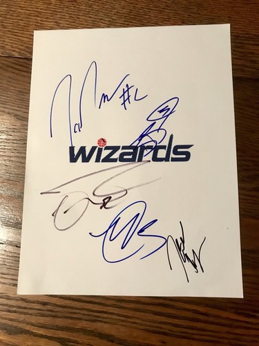 Washington Wizards signed Autograph 8x 10 Photo John Wall, Bradley Beal, Porter - Picture 2 of 3