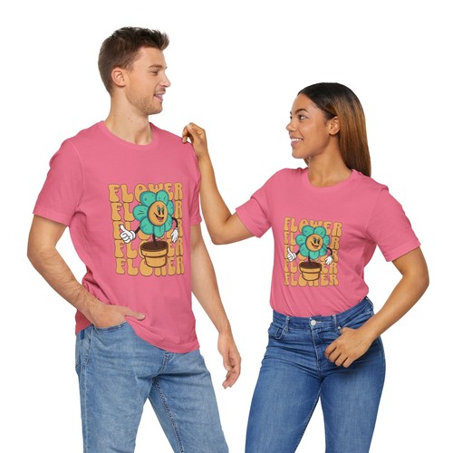 Flower Power Graphic T-Shirt, Cute Unisex Tee, Perfect Gift for Her or Him, - Picture 114 of 125