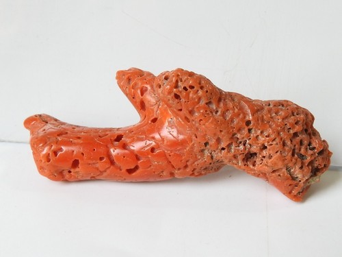 Natural Italian Red Coral Polished Rough Stick Gemstone For Jewelry - Picture 5 of 6