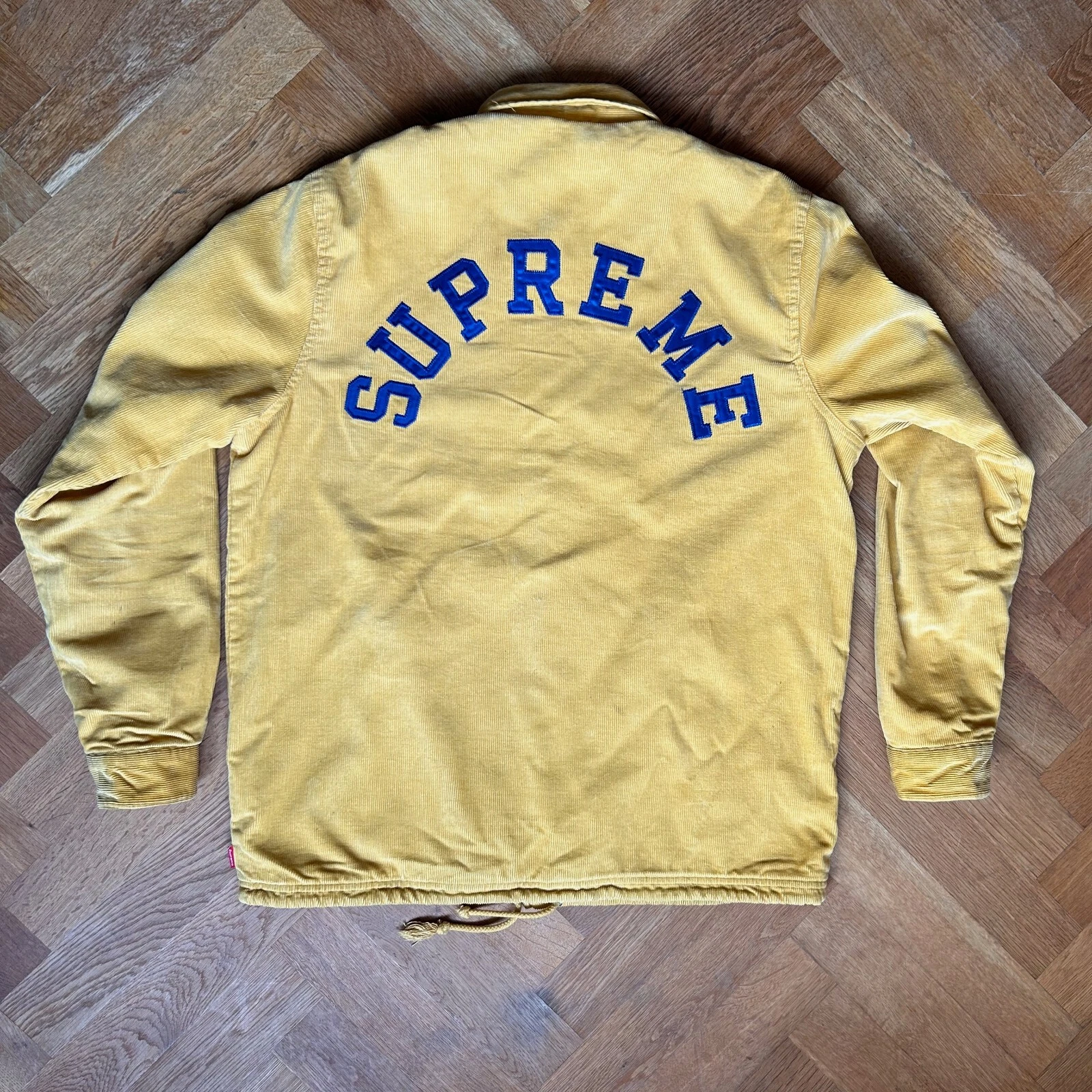 Supreme   Automne 2011 Veste Coach Corduroy   Taille L   Jaune