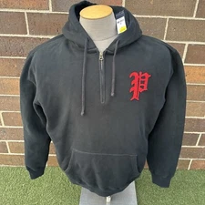 Polo Ralph Lauren Old English P Hooded Sweatshirt Black Size XL Hoodie NEW!