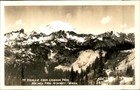 Mt. Rainer Chinook Pass 1930's Washington Wa Rppc Photo Unposted Ellis 283