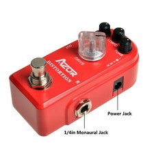 AZOR AP-319 Distortion Guitar Effect Pedal Mini Guitar Pedal Guitar Accessories