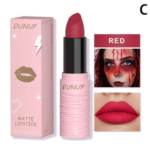 Halloween Red Matte Lipstick, Lip Face Body Paint Stick,Waterproof Gothic New Z9 - Picture 17 of 20