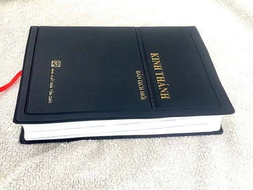 Vietnamese Bible, New Vietnamese Version, NVB, Larger Black Vinyl   - Picture 3 of 9