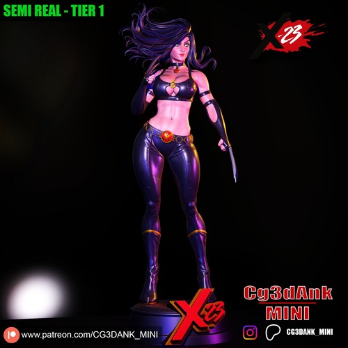 Estatua X-23 impresión 3D sin pintar/sin montar - Imagen 38 de 47