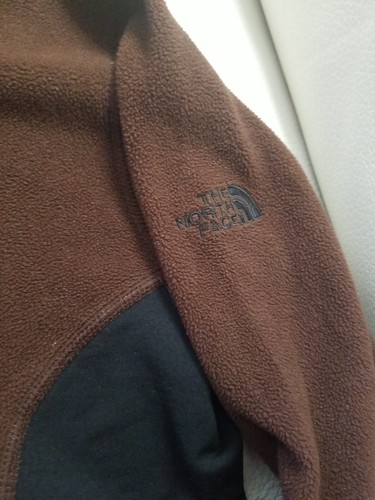 North Face hoodie Womens Medium Brown Black great for hunting - Picture 4 of 12