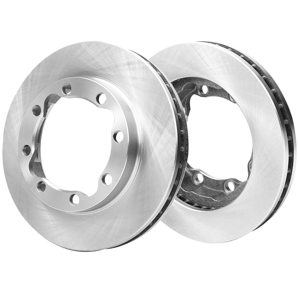 Rotores de freno de disco delanteros 318 mm 8 tacos para Dodge Ram 2500 3500 Chevrolet GMC K3500 Foto 4 de 4