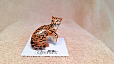 Little Critterz Ocelot Miniature Porcelain Figurine New FREE SHIPPING LC950