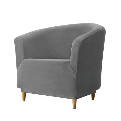 Velvet Coffee Tub Armchair Sofa Cover Furniture Protector Slipcover High Quality - Bild 27 von 30
