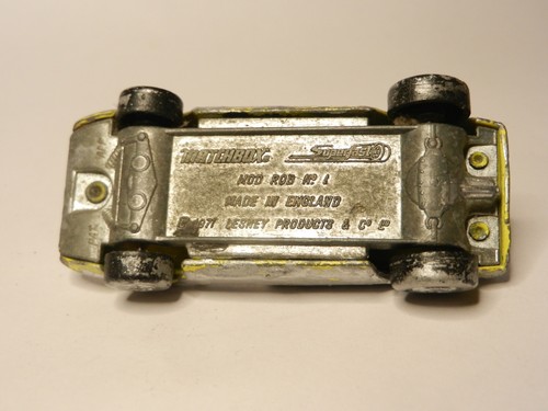 Vintage Matchbox Superfast No1 Mod Rod von 1971 - custom painted? - ~ Silber g4 - Bild 11 von 11