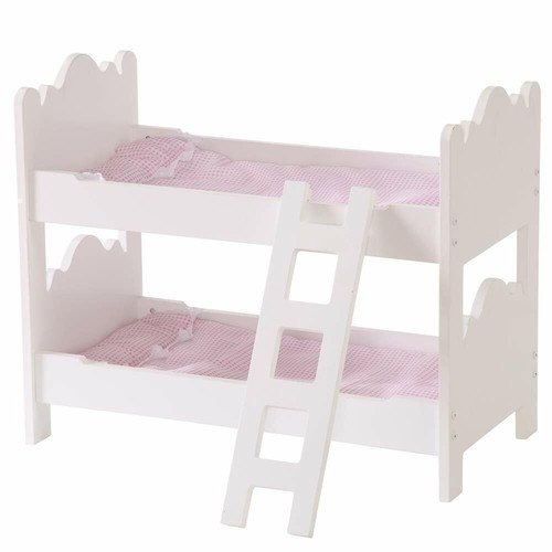 18 Inch Doll Closet Wardrobe/Dolls Crib Cot/Twins Doll Bunk Bed Wooden Furniture - Picture 28 of 32
