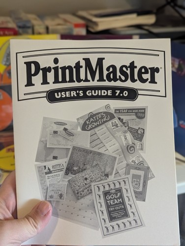 Vintage PrintMaster Premier 7.0 – Complete 7-CD Set w/ Art Discs, Manuals - Afbeelding 2 van 24