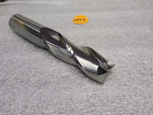 GARR 1" DIA. X 3" LOC X 1" SHK 6"OAL 3-FL SOLID CARBIDE END MILL, CENTER CUT - Picture 2 of 4