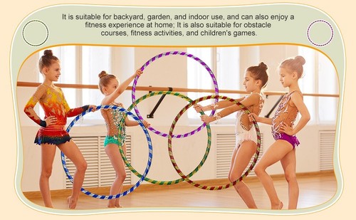 Glitter Hula Hoops – Dance, Fitness & Party Hoops in 45cm-75cm Sizes - Picture 6 of 10