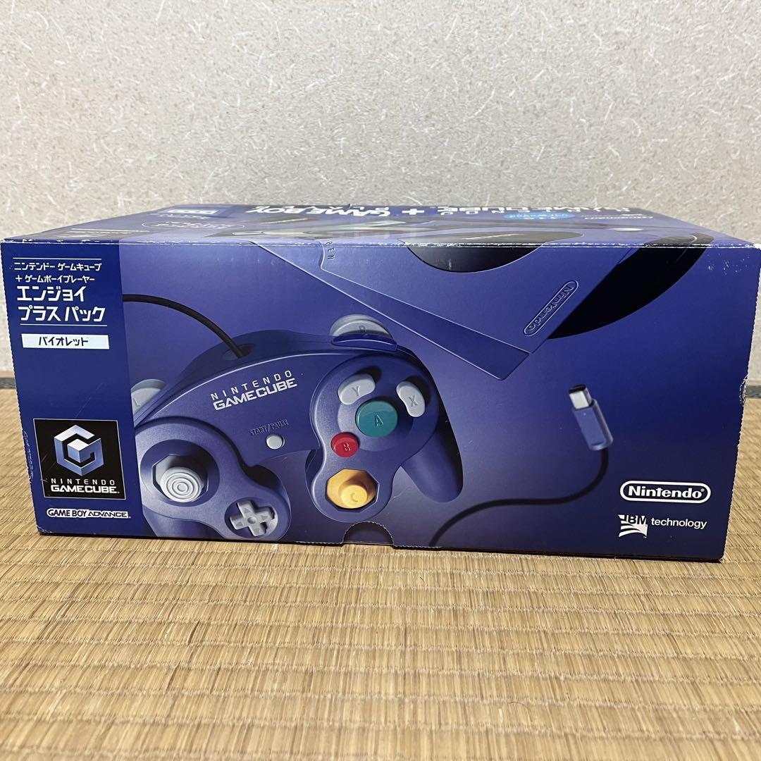 Nintendo GameCube Console Violet Enjoy Plus Pack w/ GB