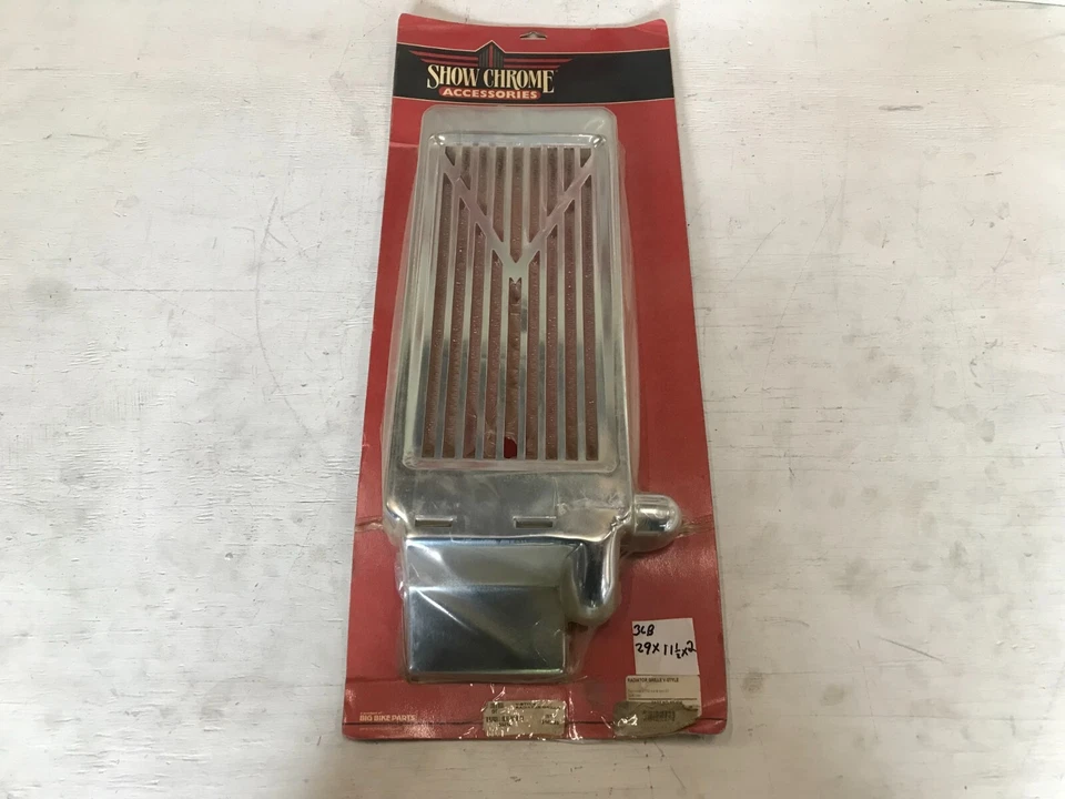 H6F Show Chrome Radiator Cover Honda Shadow Ace 98-03 53-414 - Image 4 of 4