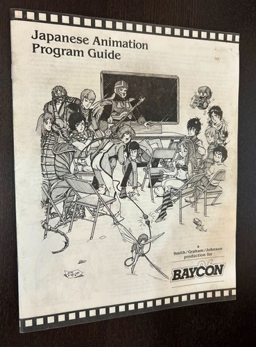 BAYCON 1986 -- Japanese Animation Program Guide -- Convention -- Scarce - Picture 1 of 3