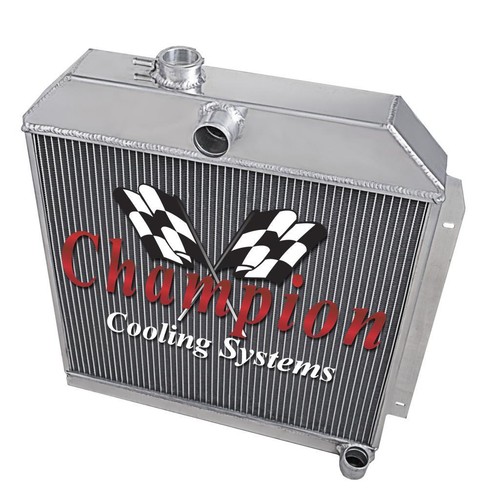 PR Champion 2 Row Radiator W/ 16" Fan for 1949 - 1952 Chrysler New Yorker - Picture 6 of 8