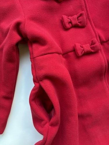 Gymboree Mädchen rotes Kleid Mantel Größe 5T - Bild 5 von 12