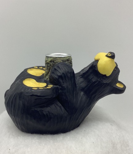 Bear Foots Candle Holder Miles & Constance By Jeff Fleming Big Sky Carvers - Picture 3 of 10
