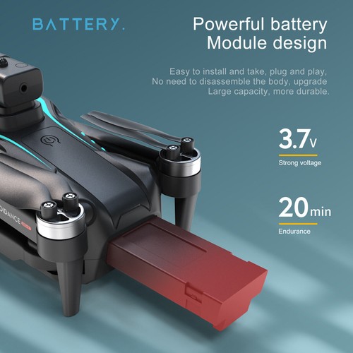 T2 Brushless Obstacle Avoidance Aerial Photography Drone Remote Control Aircraft - Picture 4 of 6