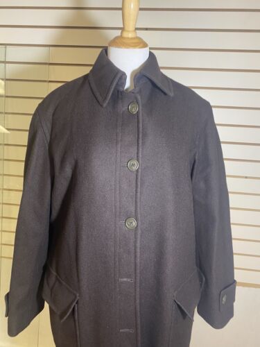 Perry Ellis Portfolio Overcoat Jacket Mens Size Medium Wool Winter - Picture 3 of 8