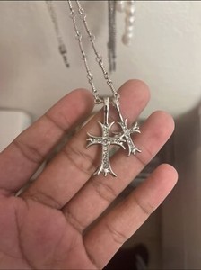 Y2k Cross Necklace | eBay
