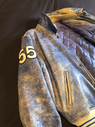 Guess varsity jacket leather - Picture 4 of 7